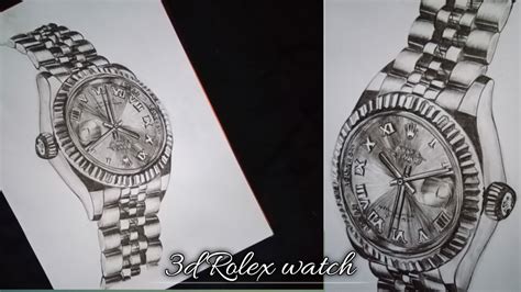 how to draw a gold rolex|unique Rolex drawing ideas.